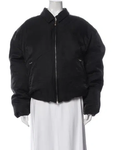 Pre-owned Acne Studios Nylon Down Jacket In Black