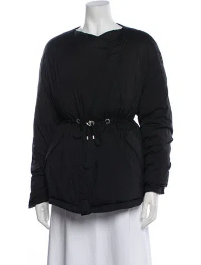 Pre-owned Acne Studios Nylon Down Jacket In Black
