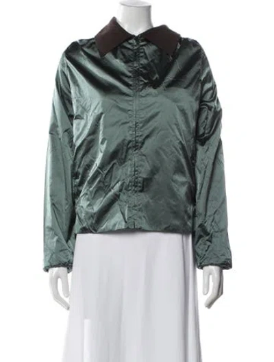 Pre-owned Acne Studios Nylon Jacket In Green
