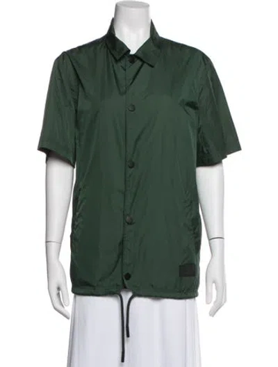 Pre-owned Acne Studios Nylon Jacket In Green