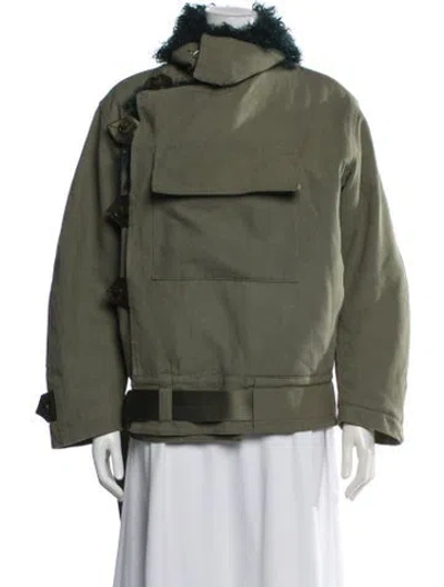 Pre-owned Acne Studios Nylon Jacket In Green