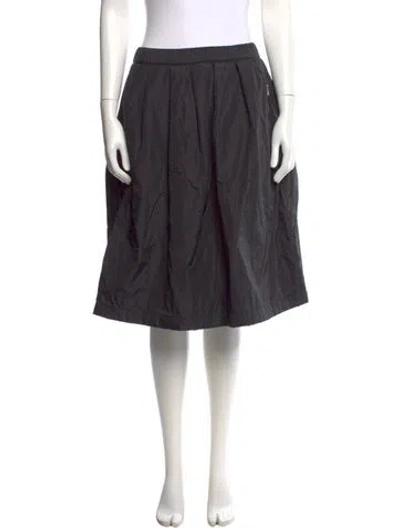Pre-owned Acne Studios Nylon Knee-length Skirt In Black