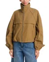 Acne Studios Odill Shell Jacket In Brown