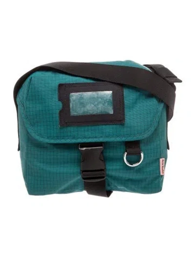 Pre-owned Acne Studios Nylon Messenger Bag In Blue