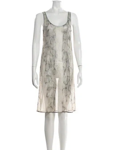 Pre-owned Acne Studios Nylon Mini Dress In Green