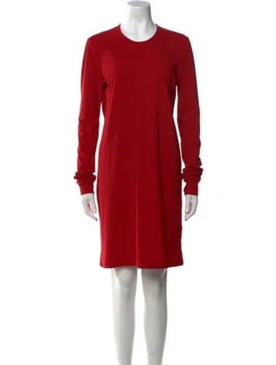 Pre-owned Acne Studios Nylon Mini Dress In Red