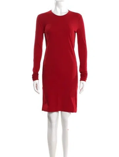 Pre-owned Acne Studios Nylon Mini Dress In Red