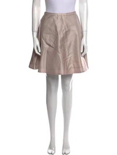 Pre-owned Acne Studios Nylon Mini Skirt In Neutral