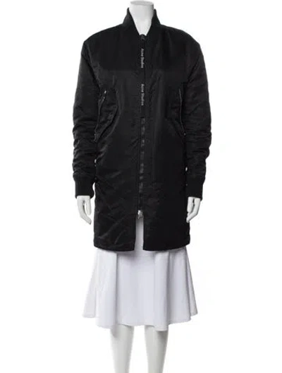 Pre-owned Acne Studios Nylon Parka In Black