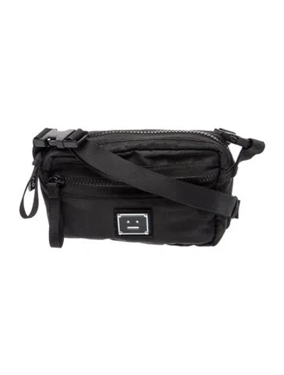 Pre-owned Acne Studios Nylon Shoulder Bag In Black