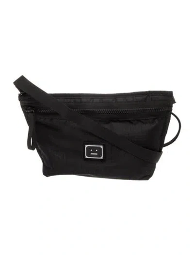 Pre-owned Acne Studios Nylon Top Handle Bag In Black