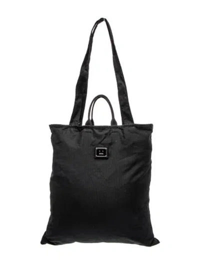 Pre-owned Acne Studios Nylon Tote In Black