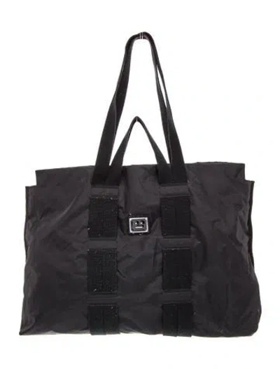 Pre-owned Acne Studios Nylon Tote In Black