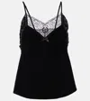 Acne Studios Lace Strap Blouse Woman Black