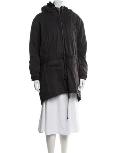 Pre-owned Acne Studios Nylon Utility Jacket In Gray