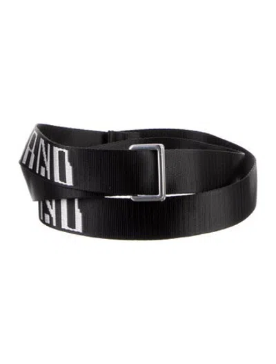 Pre-owned Acne Studios Nylon Waist Belt In Black