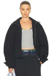 Acne Studios Odill Nylon Bomber Jacket In Black