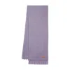 Acne Studios Oersize Fringed Scarf In Purple