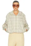 Acne Studios Ofass Summery Check Jacket In Multi