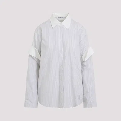 Acne Studios Off White Button-up Layered Shirt