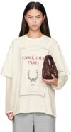 Acne Studios Off-white Layered Print T-shirt