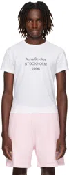 Acne Studios Off-white Logo T-shirt In White