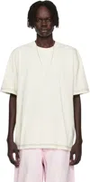 Acne Studios Off-white Logo T-shirt In White