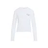 Acne Studios Logo-printed Distressed Cotton And Hemp-blend T-shirt In White