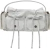 Acne Studios Multiple-pockets Shoulder Bag In Ahx White/grey