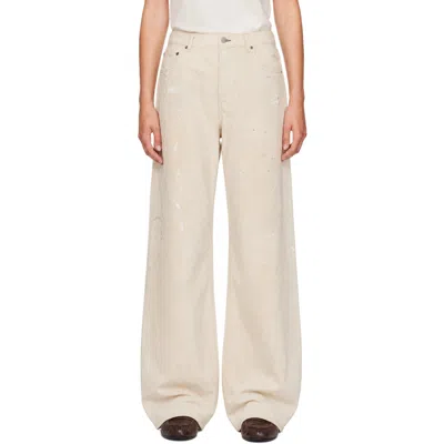 Acne Studios Off-white Regular Fit 2021f Jeans