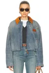 Acne Studios Okra Jacket In Blue