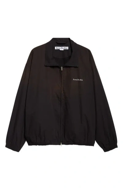 Acne Studios Olando Logo Jacket In Black