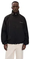 Acne Studios Olando Soft Cotton Poplin Jacket Black In Brown