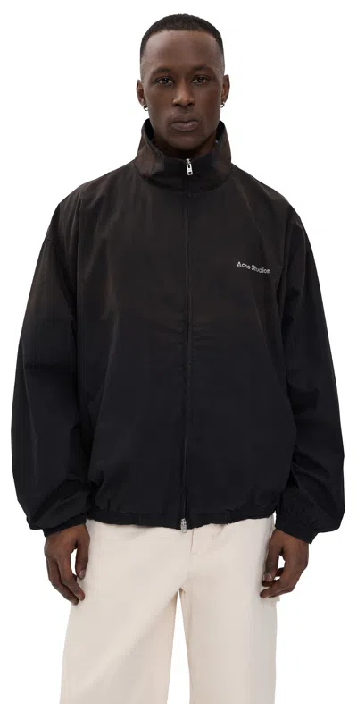 Acne Studios Olando Soft Cotton Poplin Jacket Black