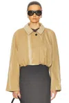 Acne Studios Omary Jacket In Faded Ochre