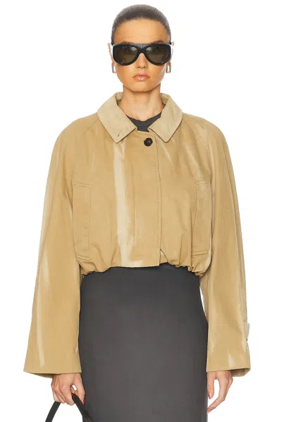 Acne Studios Omary Jacket In Faded Ochre