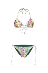 Acne Studios One-piece Swimsuit With Playful Pattern In Multi