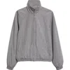 Acne Studios Check Tailored Bomber Jacket In Gray