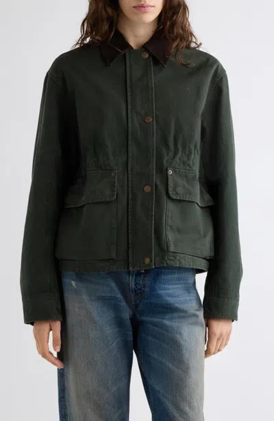 Acne Studios Onuk Canvas Jacket In Multi
