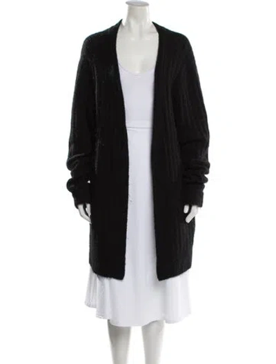 Pre-owned Acne Studios Open Front Sweater In Black