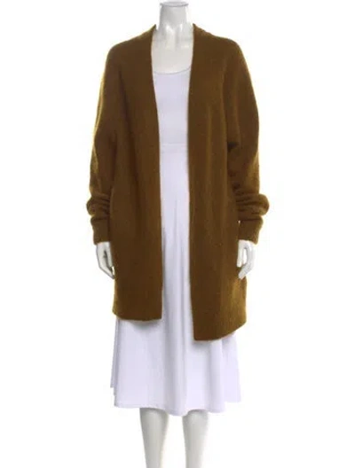 Pre-owned Acne Studios Open Front Sweater In Brown