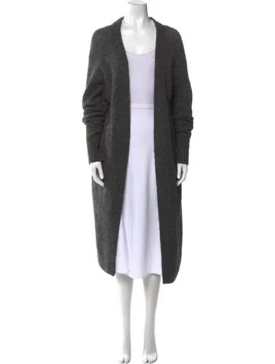 Pre-owned Acne Studios Open Front Sweater In Gray