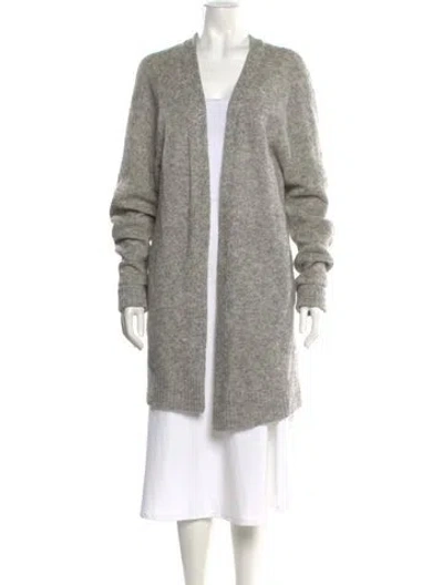 Pre-owned Acne Studios Open Front Sweater In Gray