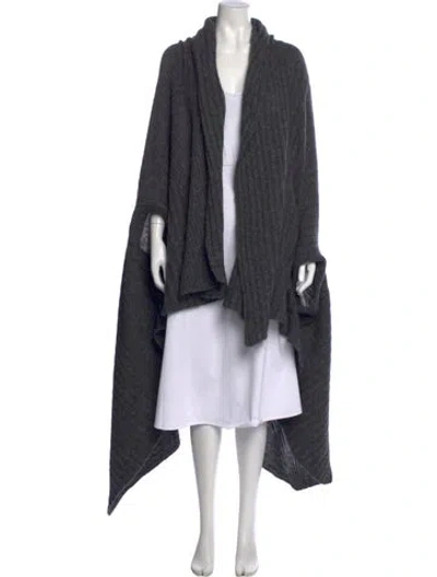 Pre-owned Acne Studios Open Front Sweater In Gray