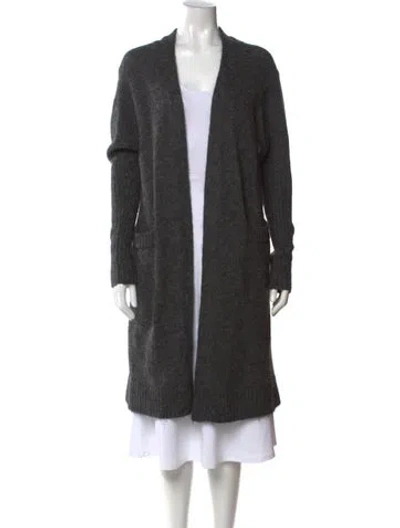 Pre-owned Acne Studios Open Front Sweater In Gray