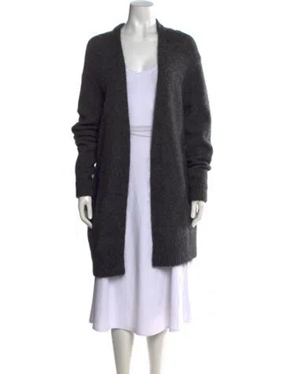 Pre-owned Acne Studios Open Front Sweater In Grey