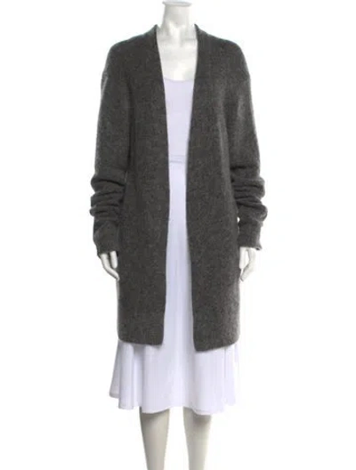Pre-owned Acne Studios Open Front Sweater In Grey