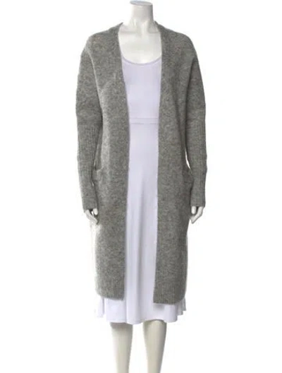 Pre-owned Acne Studios Open Front Sweater In Grey