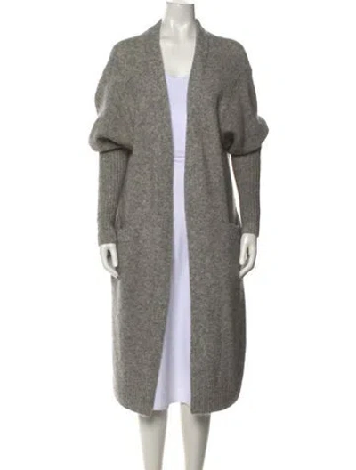 Pre-owned Acne Studios Open Front Sweater In Grey