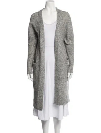 Pre-owned Acne Studios Open Front Sweater In Grey